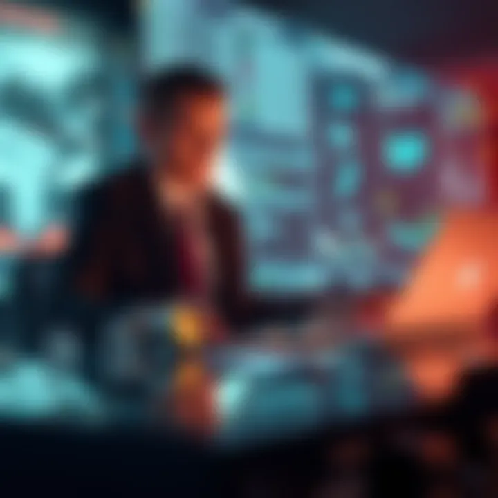 Visual representation of data analysis in finance for investment protection