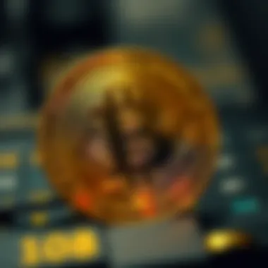 Visual representation of Bitcoin blockchain technology