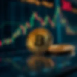 Bitcoin price chart showcasing volatility