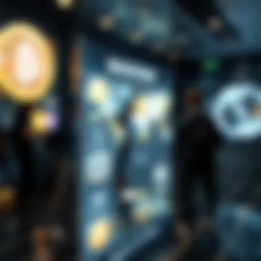 Infographic showcasing applications of blockchain technology