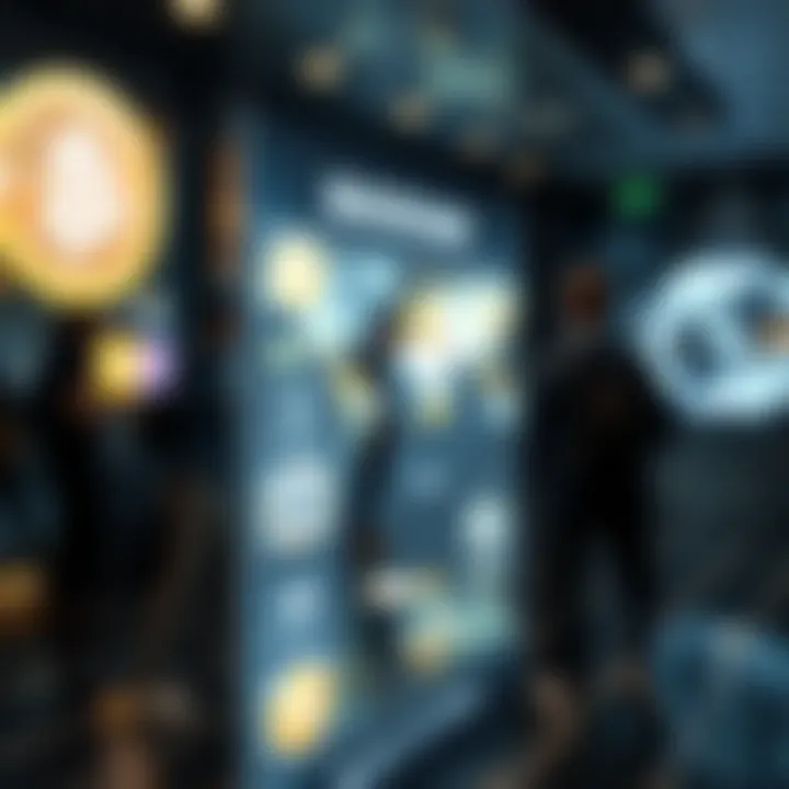 Infographic showcasing applications of blockchain technology