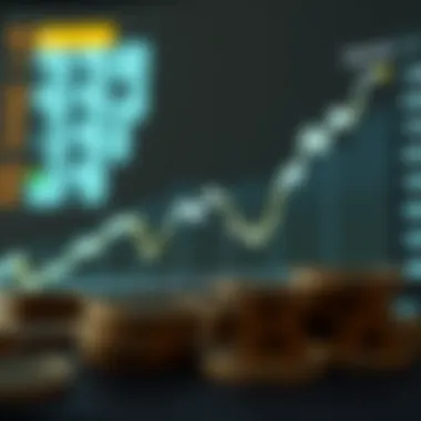 Graph showing future projections for Bytecoin's market trends