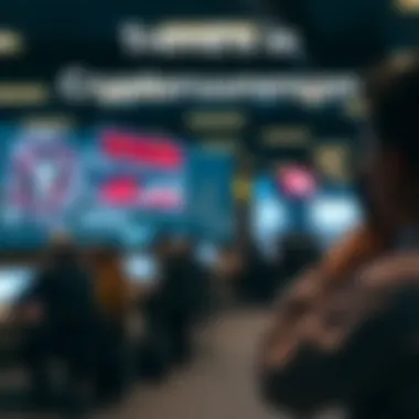 Visual analysis of the communication trends in crypto discussions