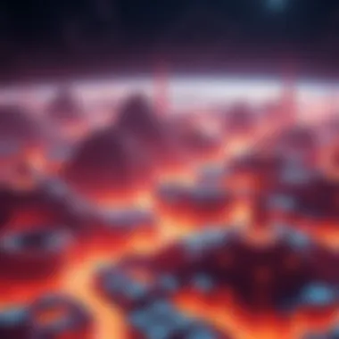 A futuristic landscape representing the evolution of finance with cryptocurrencies