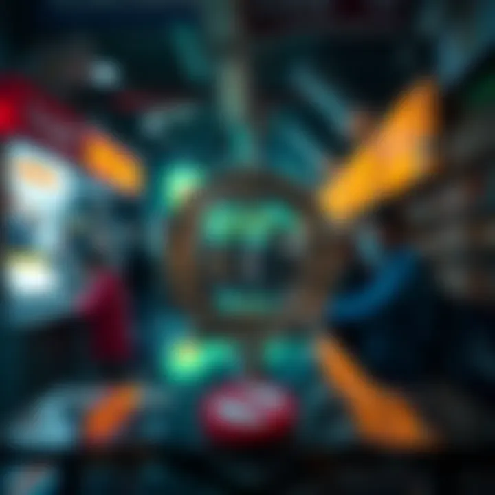 Visual representation of asset exchange efficiency