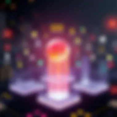 Visualization of DaoMaker platform's ecosystem