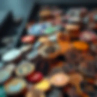 Diverse cryptocurrencies represented visually