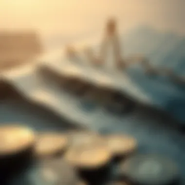 Graph depicting economic impact of currency fluctuations