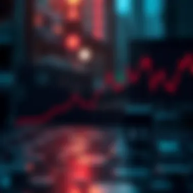 Graph illustrating economic trends related to currency fluctuations