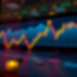 Conceptual illustration of an engulfing candle pattern in trading charts