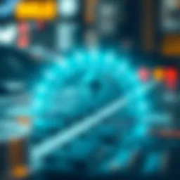 Illustration of Ethereum's transaction speed enhancement