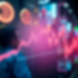 Graph showcasing market volatility during a flash crash