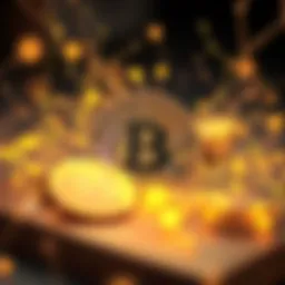 An abstract representation of the transformative power of cryptocurrency.