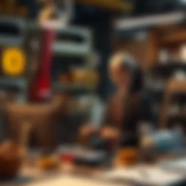 Conceptual visualization of maker economy