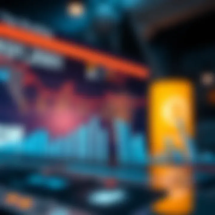 Chart showcasing market psychology trends influenced by social media platforms