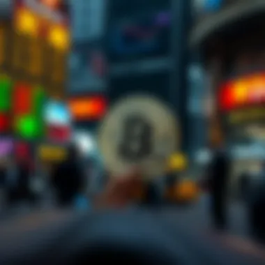 Illustration depicting market reactions to asset delisting