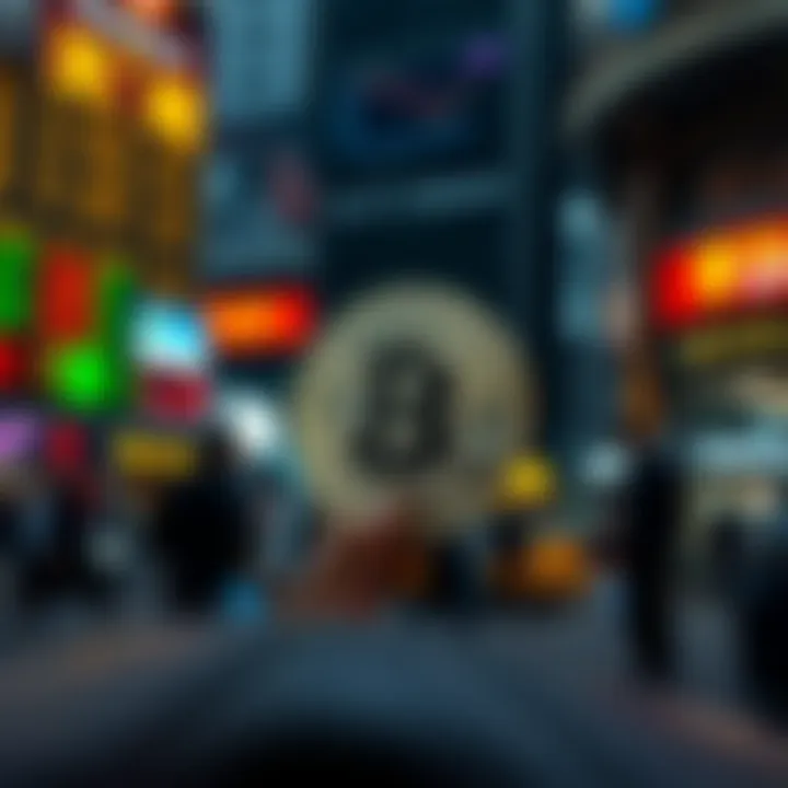 Illustration depicting market reactions to asset delisting