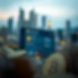 Illustration of MetaMask interface displaying Bitcoin integration options