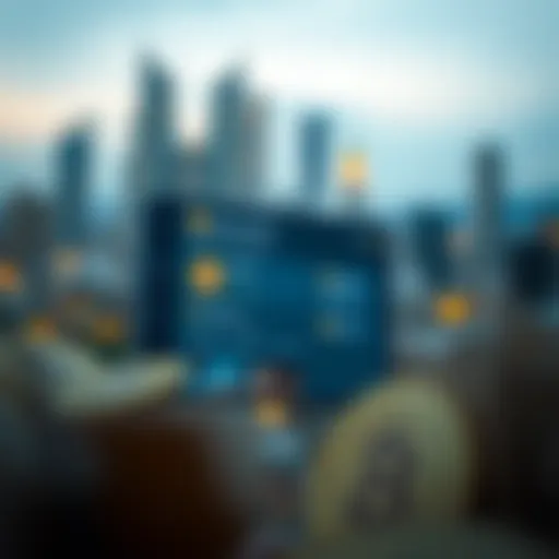 Illustration of MetaMask interface displaying Bitcoin integration options