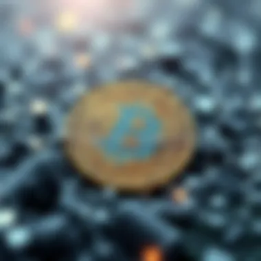 Graphical representation of blockchain technology