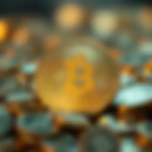 Conceptual illustration of minting in cryptocurrency