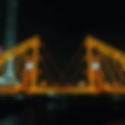 Conceptual illustration of a multi-chain bridge connecting various blockchains