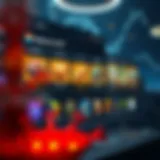 OpenSea platform interface showcasing various NFTs