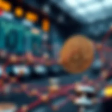 An abstract representation of cryptocurrency market dynamics