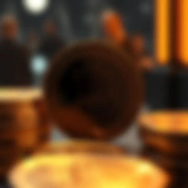 Conceptual representation of digital finance