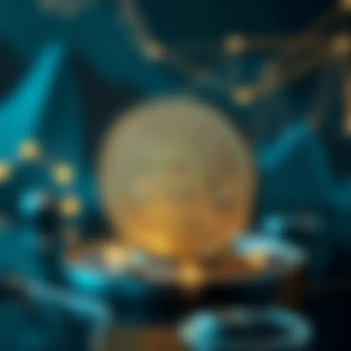 Symbolic representation of Solana's blockchain technology