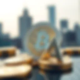 Conceptual representation of stablecoins in the crypto market