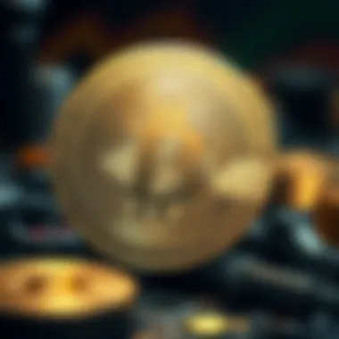 Visual representation of technical elements involved in Bitcoin and MetaMask