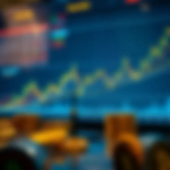 Insightful graphical representation of cryptocurrency trends