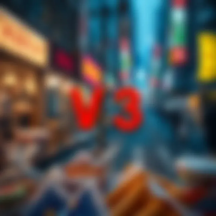 Visual representation of Uniswap V3's innovative features