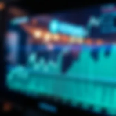 Graph illustrating trading volume trends in cryptocurrency market