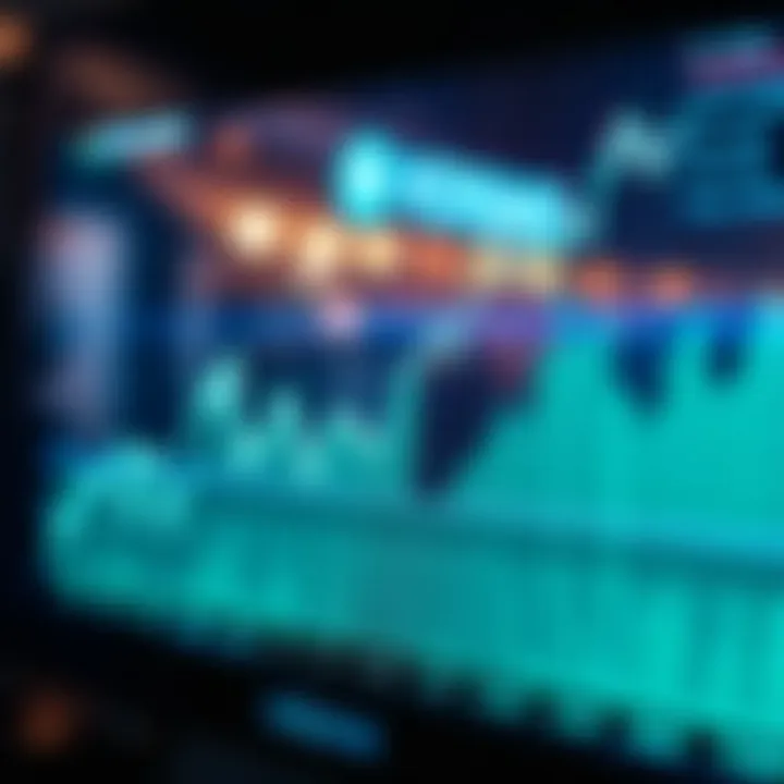 Graph illustrating trading volume trends in cryptocurrency market