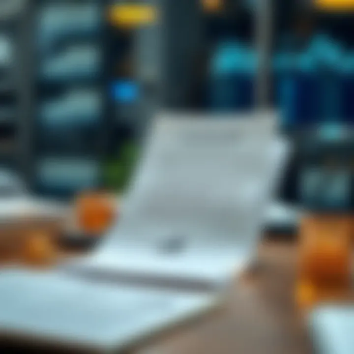 The Essence of White Papers in Technology Conceptual representation of a white paper in the tech industry