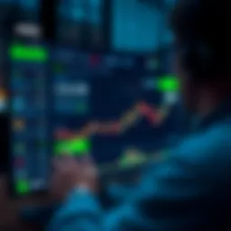 Overview of Zebpay's interface showcasing trading features.